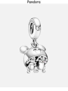 Pandora Chip and Dale Chipmunks Dangle Charm